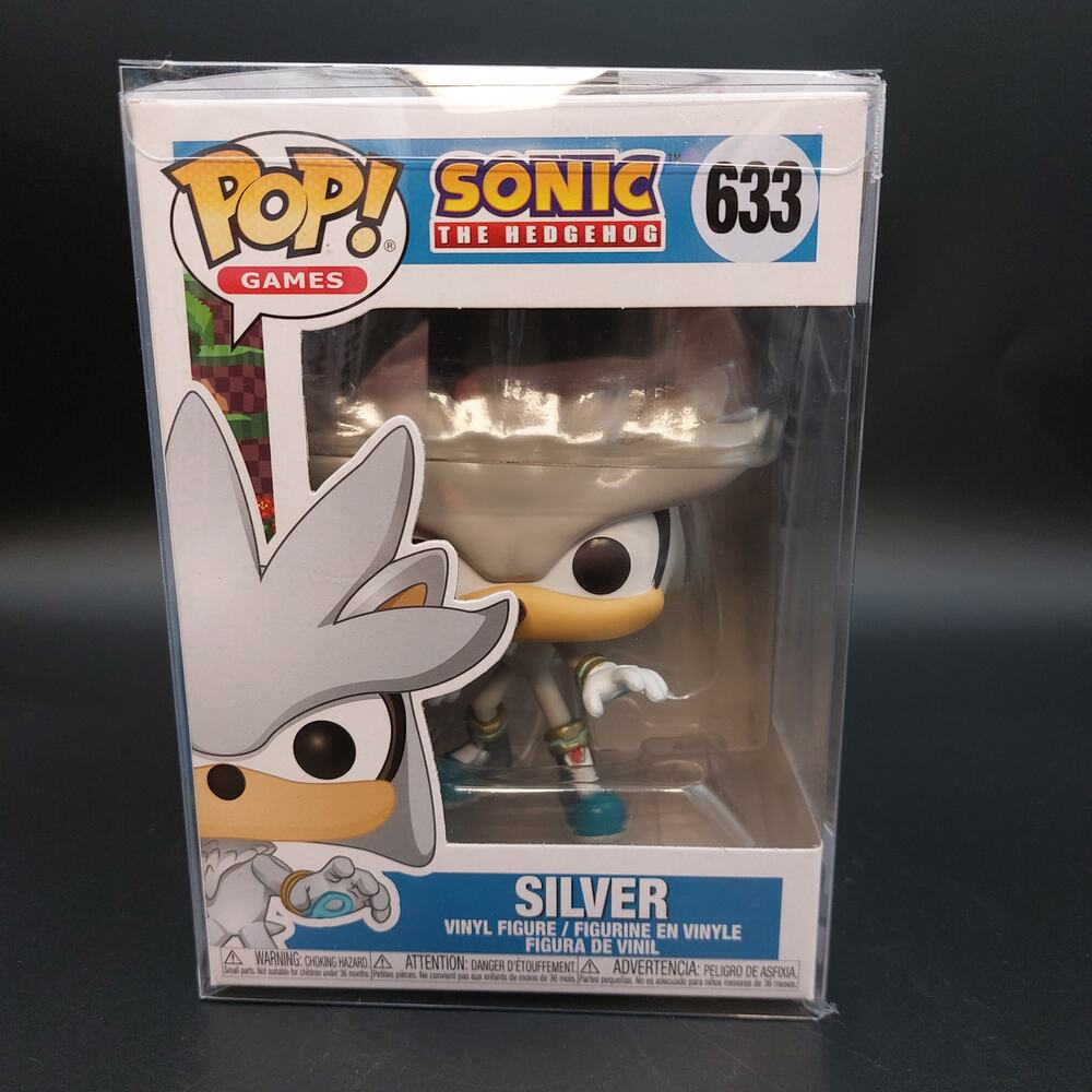 Funko Pop Games Sonic The Hedgehog Silver 633 Collectible Vinyl Figure New